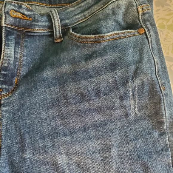 Judy Blue Boot Cut Blue Jeans, Size 32, Midrise - Picture 4 of 7